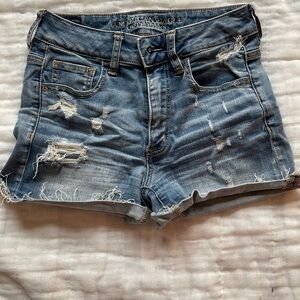 High rise jean shortie American Eagle